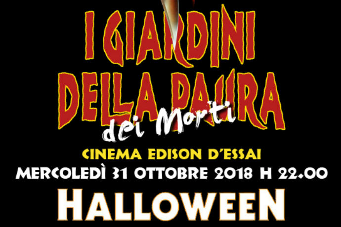 locandina giardini paura dei Morti 2018 w