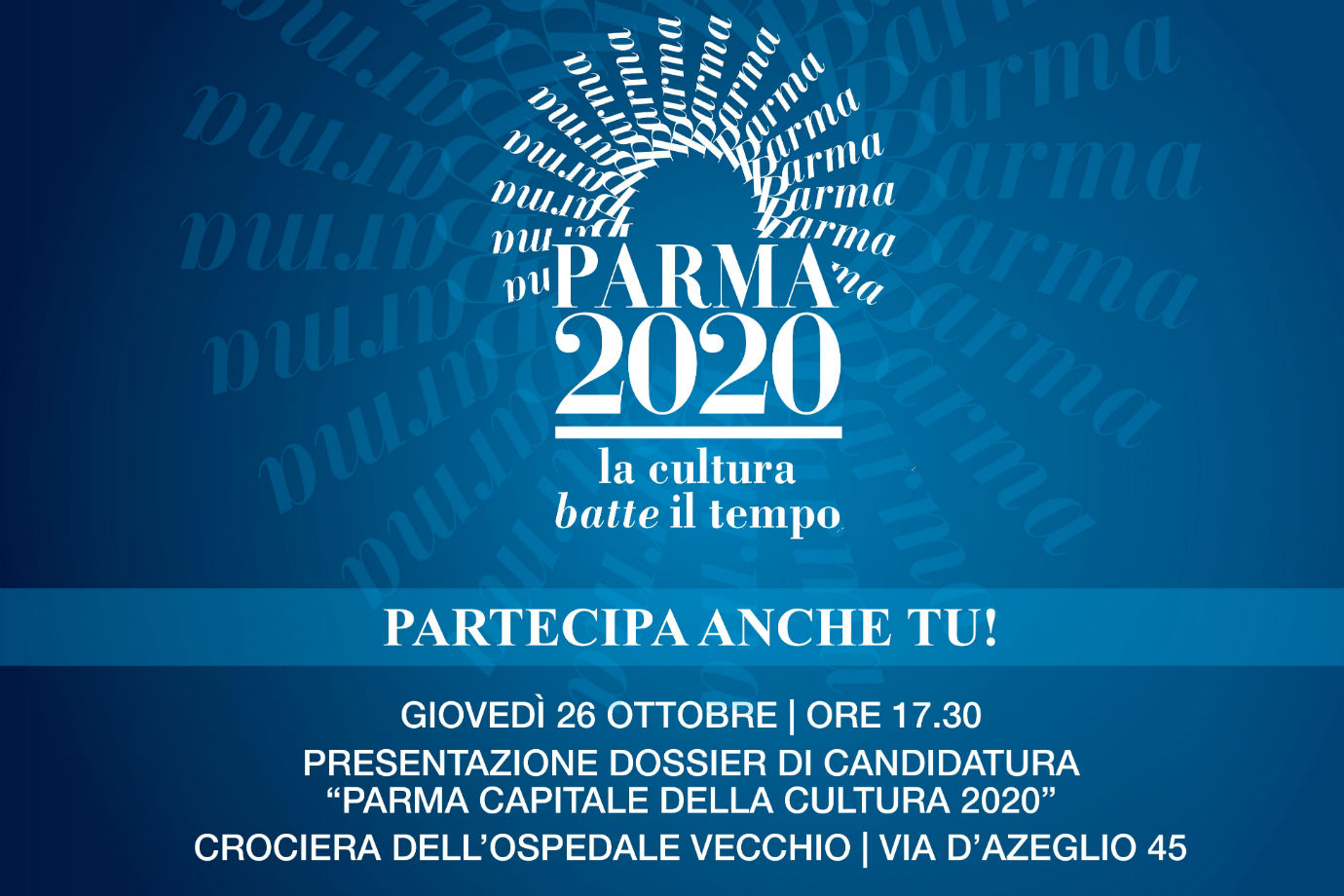 LA CULTURA BATTE IL TEMPO  W