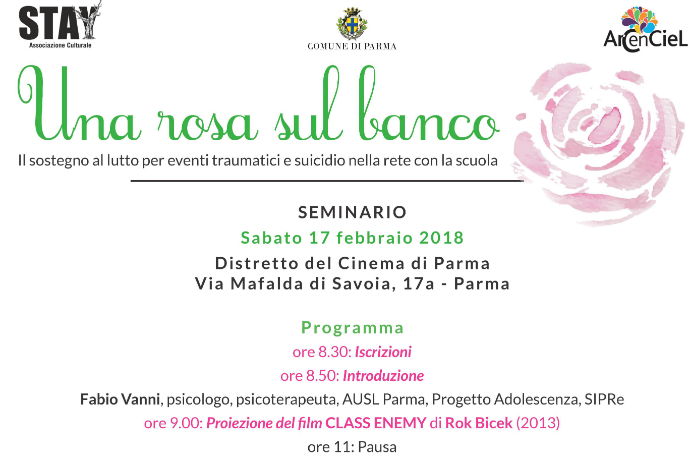una rosa sul banco 1