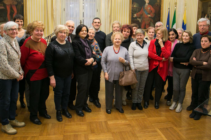 Pizzarotti Ferraris The con il Sindaco Argento Vivo-