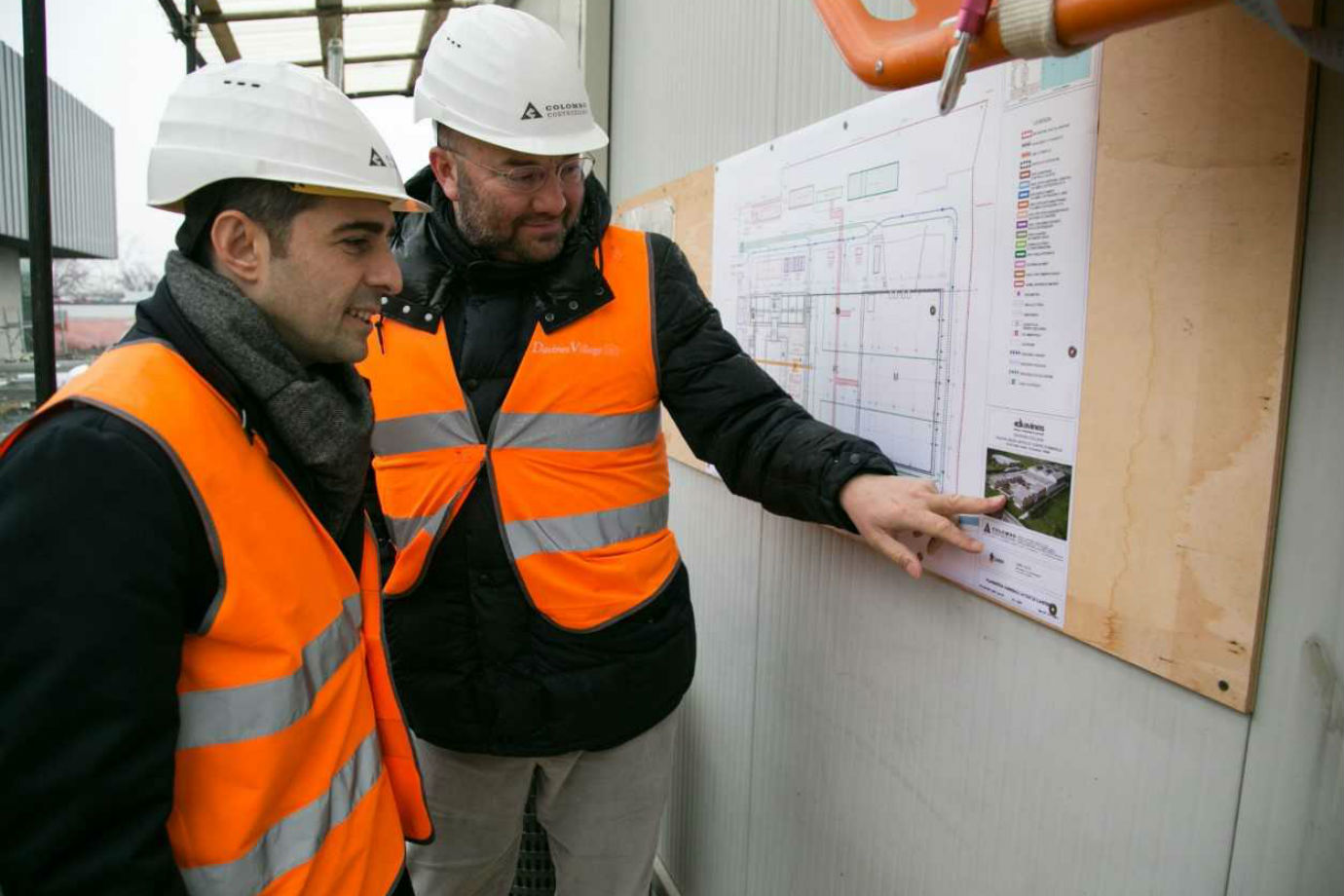 Sindaco visita Davines w