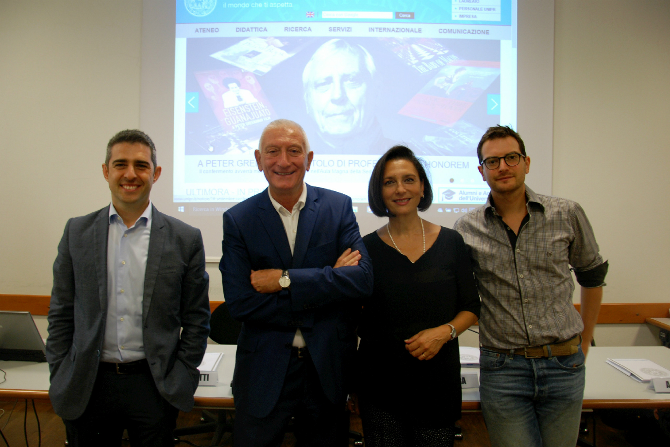 2016 09 16 Sindaco CS Greenaway professore ad honorem